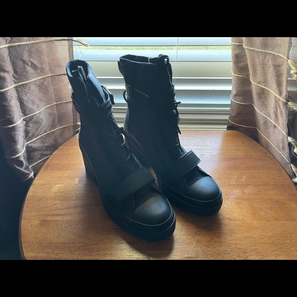 Black Combat Boots